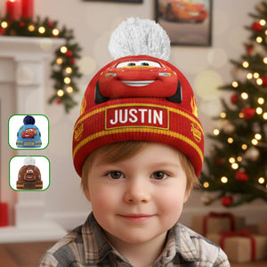 Personalized Christmas Gifts For Kids Bobble Beanie Hat 02namg171025-Homacus