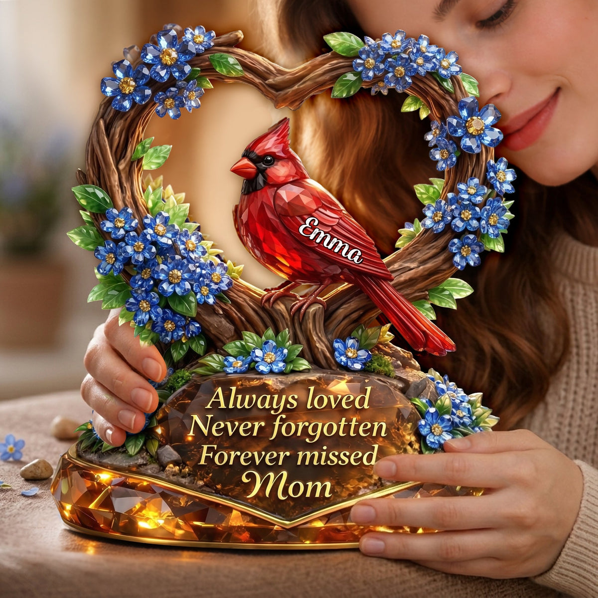 Always Loved Never Forgotten Mom Acrylic Plaque - Personalized Gift For Heaven 03TYLU300326-Homacus