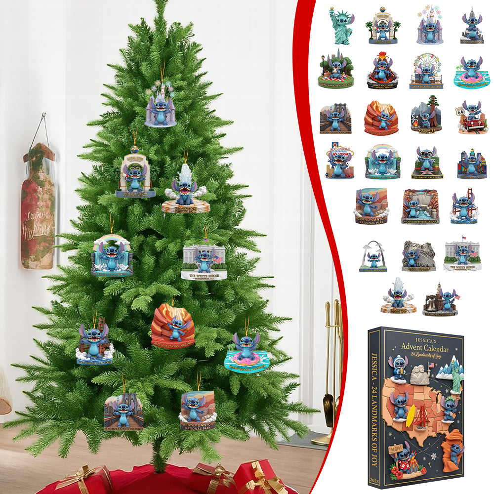 Personalized Gifts For Cartoon Lovers Christmas Advent Calendar Blind Box 01natn141025-Homacus