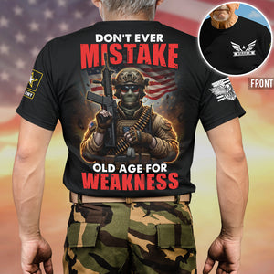 Old Warrior 3D Shirt – Personalized Gifts For Veteran 01huqn210725-Homacus