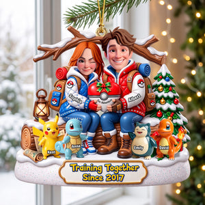 Training Master Couple Ornament - Personalized Gifts For Family 06QHQN290826-Homacus