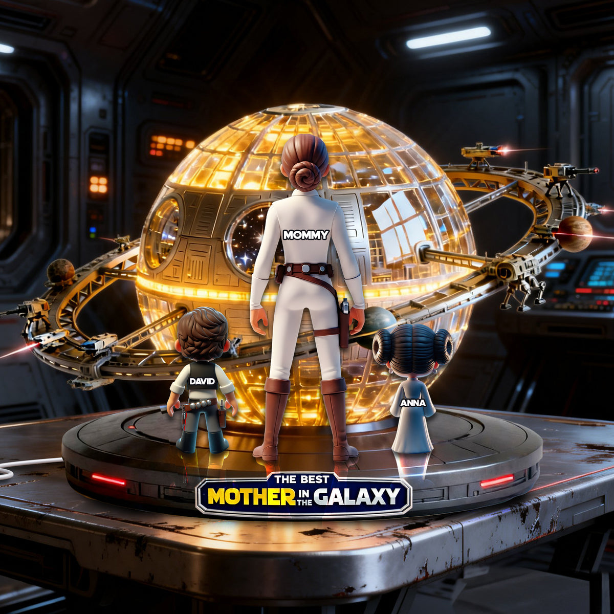 Space Adventure Mom Light Box - Personalized Gift For Mom 02OHLU270226-Homacus