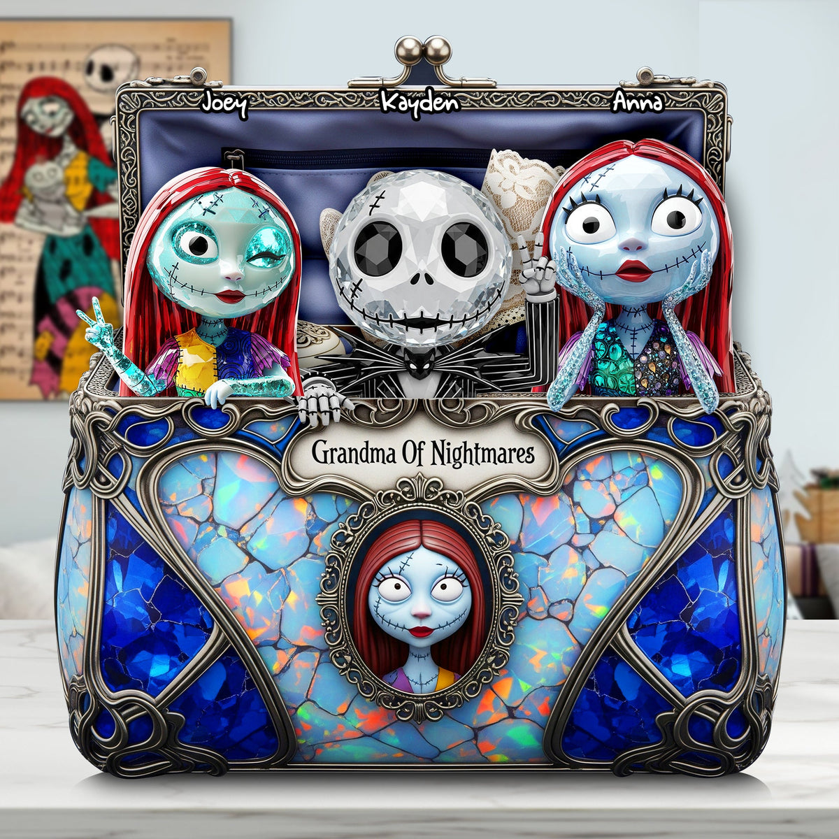 Grandma Of Nightmares Acrylic Plaque - Personalized Gifts For Grandma 01TGLU110625-Homacus