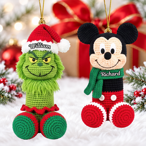 Adorable Character Acrylic Ornament - Personalized Gift For Christmas 08TYQN141026-Homacus