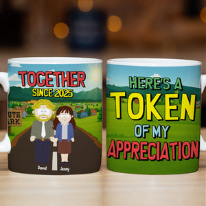 Cartoon Couple Mug - Personalized Gifts For Couple 04totn310525hg-Homacus