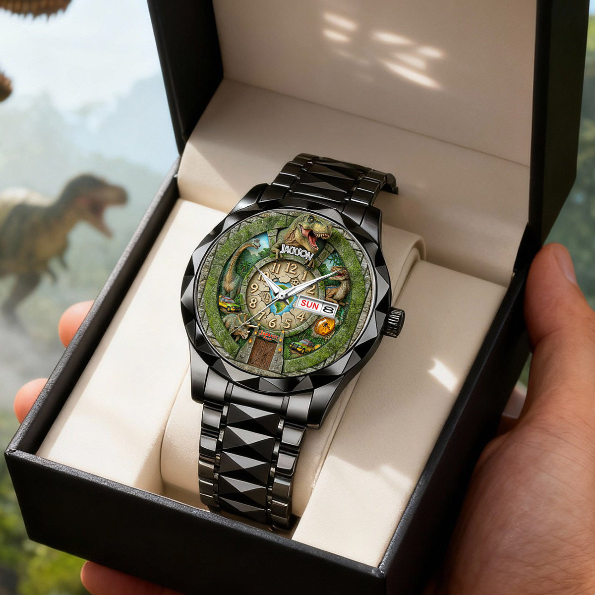 Adventure Stainless Steel Men's Watch Personalized Gifts For Him 04HUMG260126-Homacus