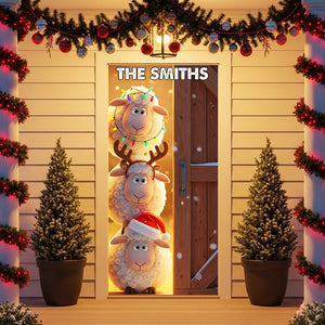 Farm Animals Door Cover - Personalized Gifts For Family 01pgta220825-Homacus