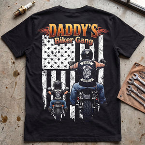 Daddy’s Biker Gang Shirt - Personalized Gift For Dads 01HUDT230526-Homacus