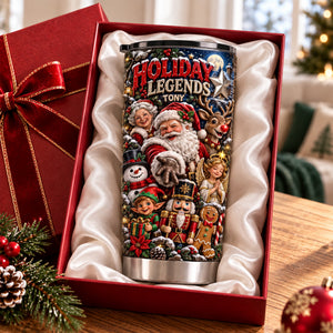 Holiday Legends 20oz Tumbler - Personalized Gifts For Christmas 08tolu201026-Homacus