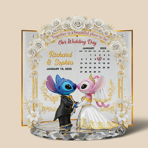 Wedding Couple Plaque - Personalized Gifts For Couple 05ohqn250625-Homacus