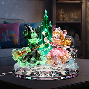 We're Unlimited Friend Acrylic Light Box - Personalized Gift For Friends 04PALU021225-Homacus