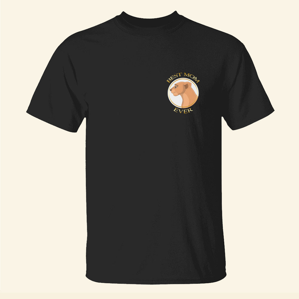 Personalized Gifts For Mom Shirt Mother's Day Lion Mom And Kid 05OHMH060325-Homacus