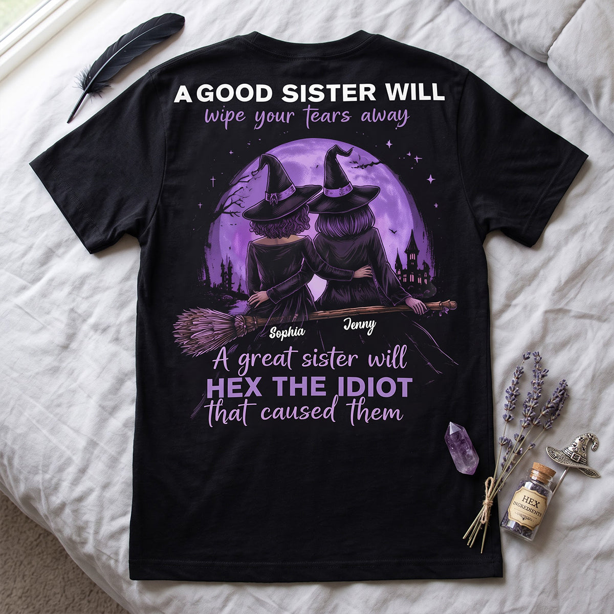 Witchy Gang 2D Shirt - Personalized Gifts For Witch Sisters 03qhtn290726-Homacus