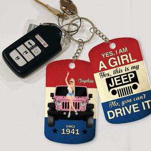 Personalized Gifts For Car Lovers Keychain 03HUDT210624-Homacus