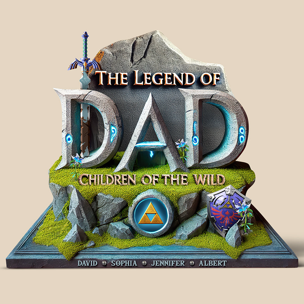 Legend Dad Acrylic Plaque Personalized Gifts For Dad 03HUQN190425-Homacus