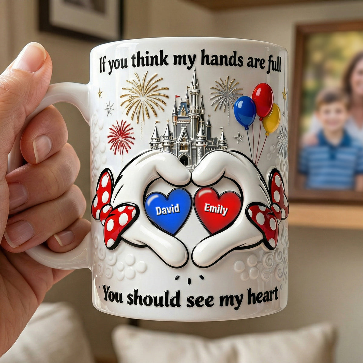 Hands Full Coffee Mug - Personalized Gifts For Mom 03naqn020326-Homacus