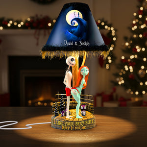 Playful Spooky Couple Acrylic Light Box - Personalized Gifts For Couples 01OHLU111125-Homacus