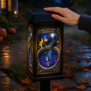 Gothic Fairytale Solar Power Garden Lamp - Personalized Gifts For Halloween 07haqn210826