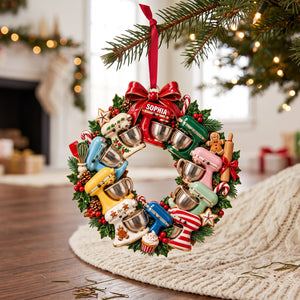 Baking Mixer Circle Train Acrylic Ornament, Personalized Gifts For Baking Lovers 07qhtn300926