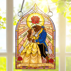 Sweet Couple Suncatcher Ornament – Personalized Gifts For Couple 06kiqn271125-Homacus