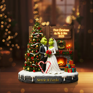 Personalized Christmas Gifts For Newlyweds Plaque 04kita110925-Homacus