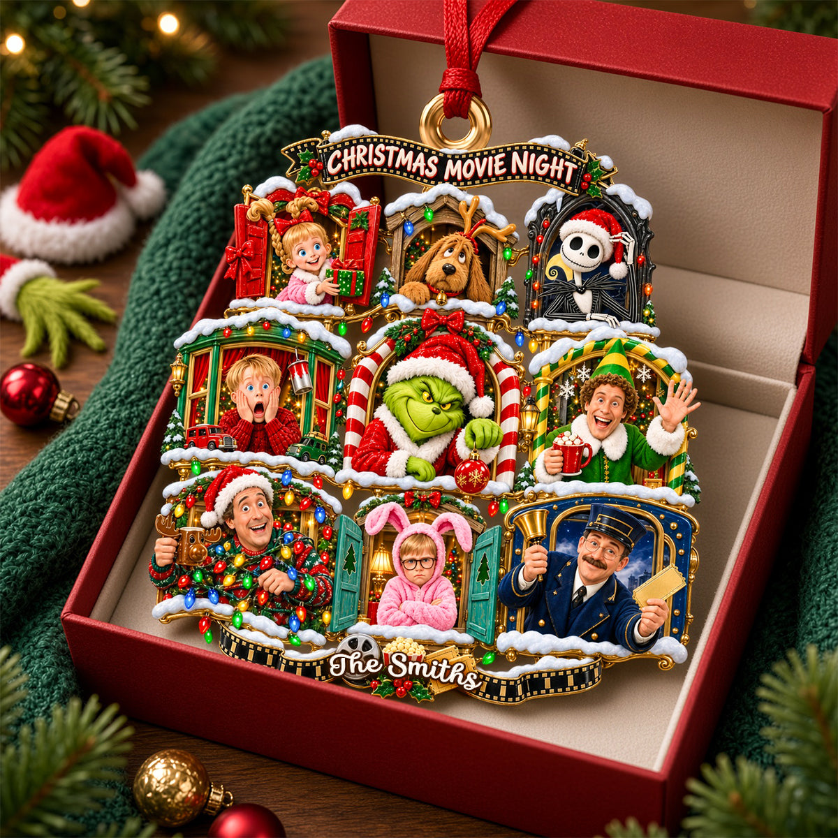 Christmas TV Series Ornament - Personalized Gifts For Christmas Ornament 04TYDH071026-Homacus