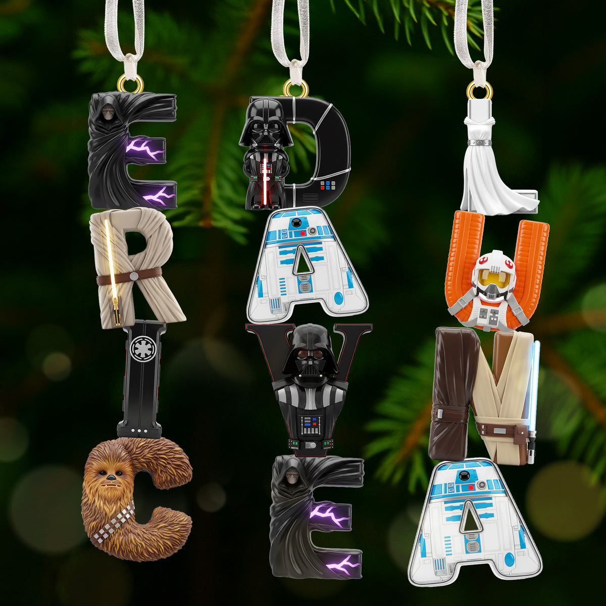 Custom Alphabet Letter Ornament Personalized Christmas Gifts 05kimg281025-Homacus