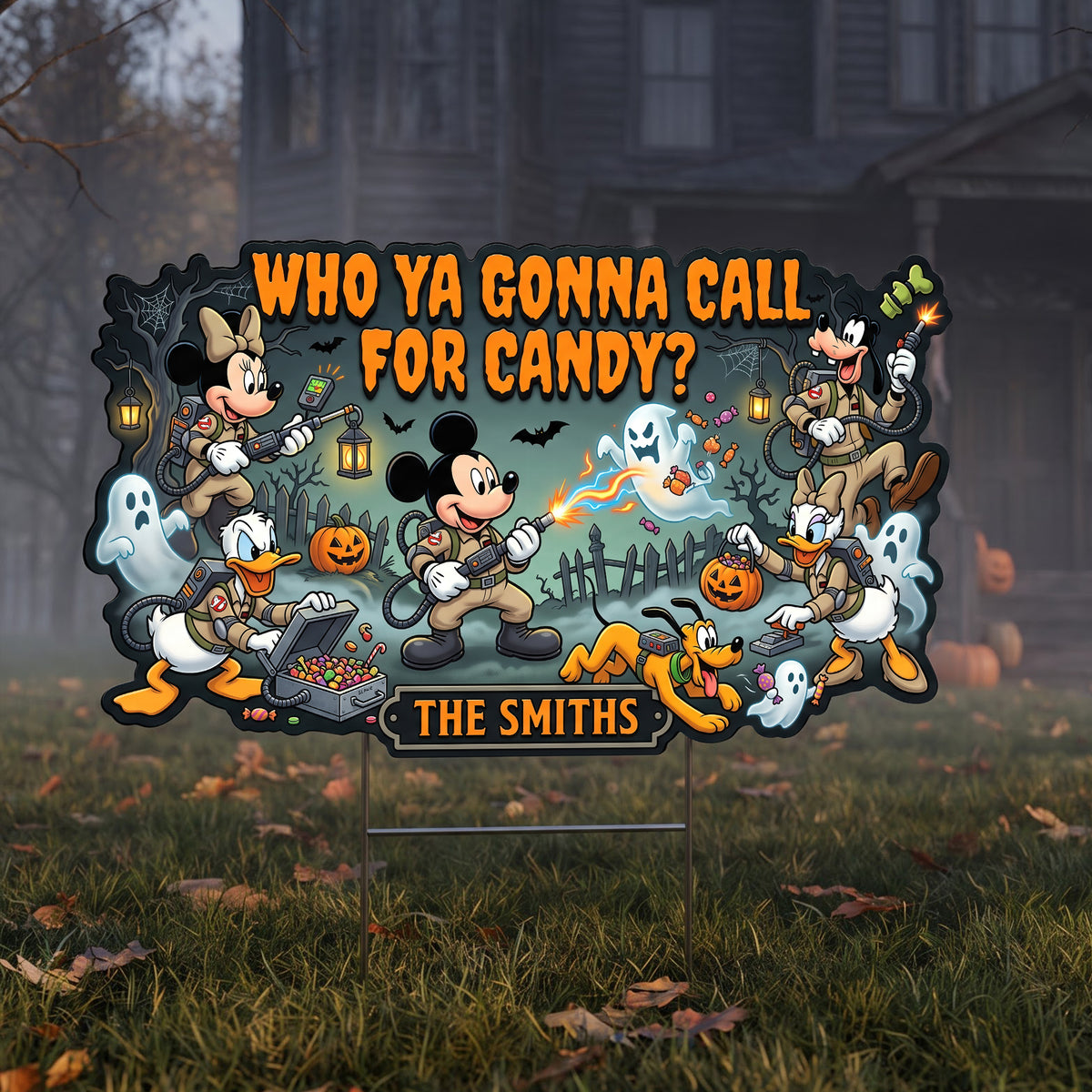 Sweet Treat Squad Yard Sign - Personalized Halloween Gift For Family 03HAQN100826-Homacus