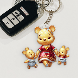 Personalized Gifts For Mom Keychain, Mama Bear 01tgpu120425-Homacus