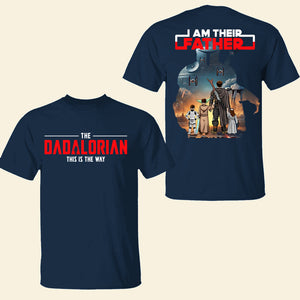 The Galaxy Dad Shirt - Personalized Gifts For Father 05XQQN020525HHHG-Homacus