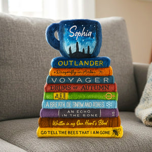 Personalized Gifts For Book Lovers Shaped Pillow 04hutn041225-Homacus