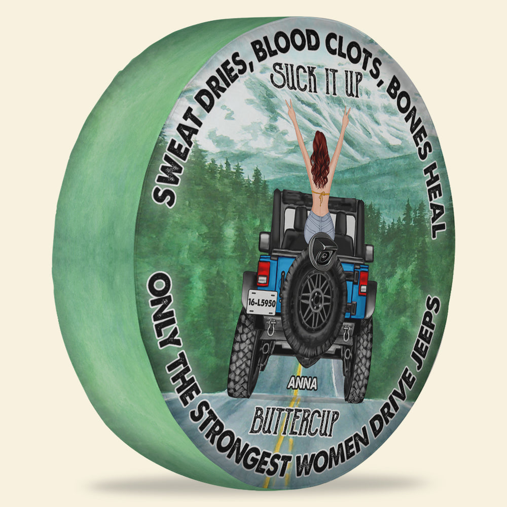 Personalized Gifts For Her Tire Cover Only The Strongest Woman Drive-Homacus