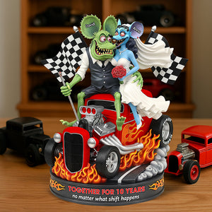 Anniversary On Hot Car Plaque - Personalized Gifts For Couple 05qhqn280625-Homacus