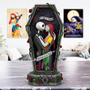 Spooky Couple Forever Acrylic Plaque - Personalized Gifts For Couple 02QHLU220525-Homacus