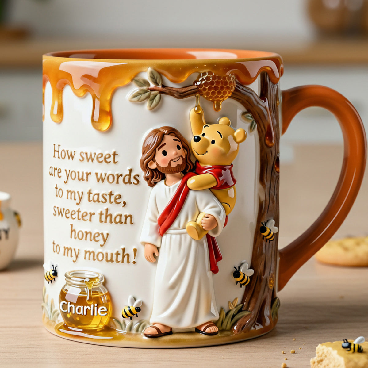 Sweeter Than Honey Accent Mug - Personalized Gifts For Christians 03pamg130126-Homacus