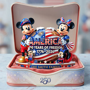Celebrated America 250th Anniversary Acrylic Plaque - Personalized Gifts For Family 03tota040626