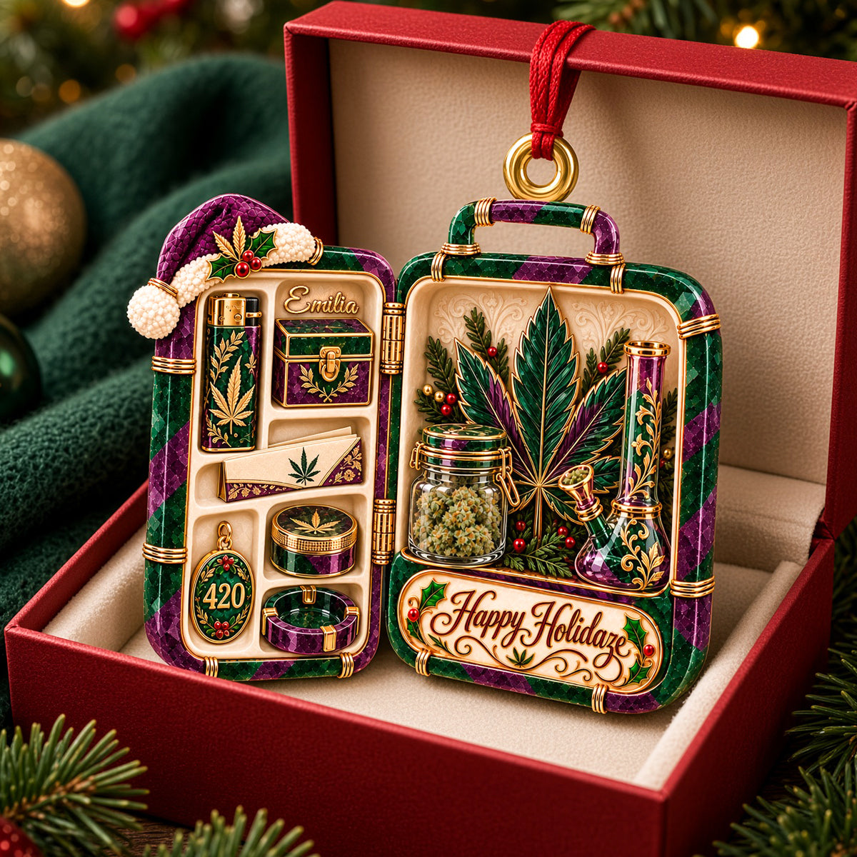 Stoner Lifestyle Acrylic Ornament - Personalized Christmas Gifts 05todh141026-Homacus