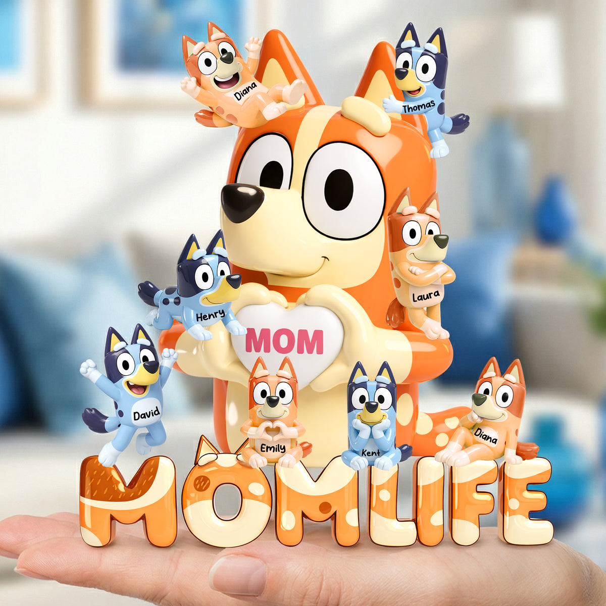 Mom Life Acrylic Plaque - Personalized Gifts For Mother 01ohqn030226-Homacus