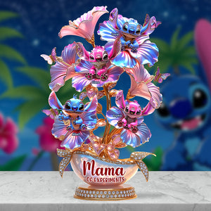 Mama Of Blue Aliens Acrylic Plaque - Personalized Gifts For Mother 01TGQN240425-Homacus