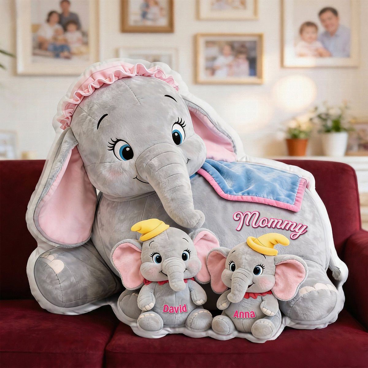 Love Mom Custom Shape Pillow - Personalized Gifts For Mother 01huqn050226-Homacus