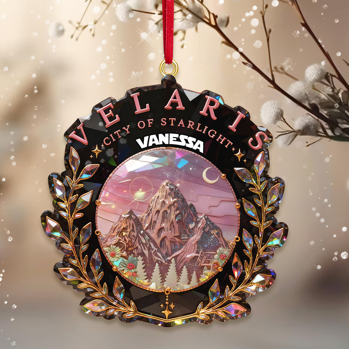 Dreamy City Of Star Ornament, Personalized Gifts For Fantasy Novel Fans 01QHMG131025-Homacus