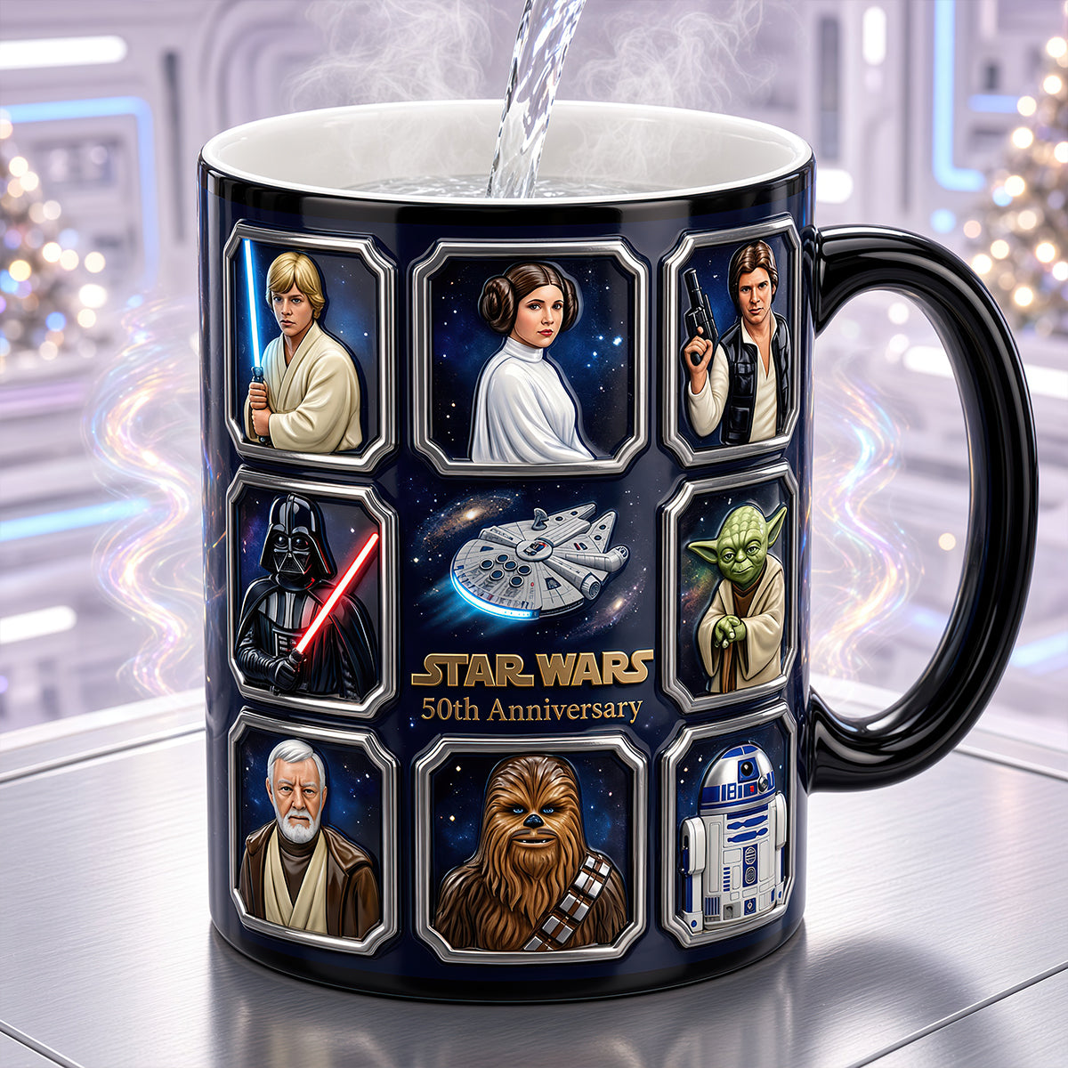 Warriors Precious Journey Merry 50th Anniversary Magic Mug - Personalized Gifts 01nadt141026-Homacus