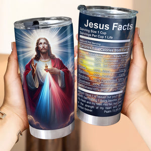 Gifts For Jesus Lover Tumbler, Jesus Facts 01XQLU180325-Homacus