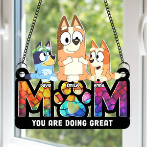 Personalized Gift For Mom Suncatcher Ornament, You Are Doing Great 03OHQN260225-Homacus