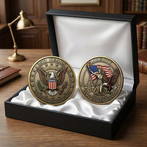250 Years Of Liberty Commemorative Metal Coin - Personalized Anniversary Gift 02TYTN070426-Homacus