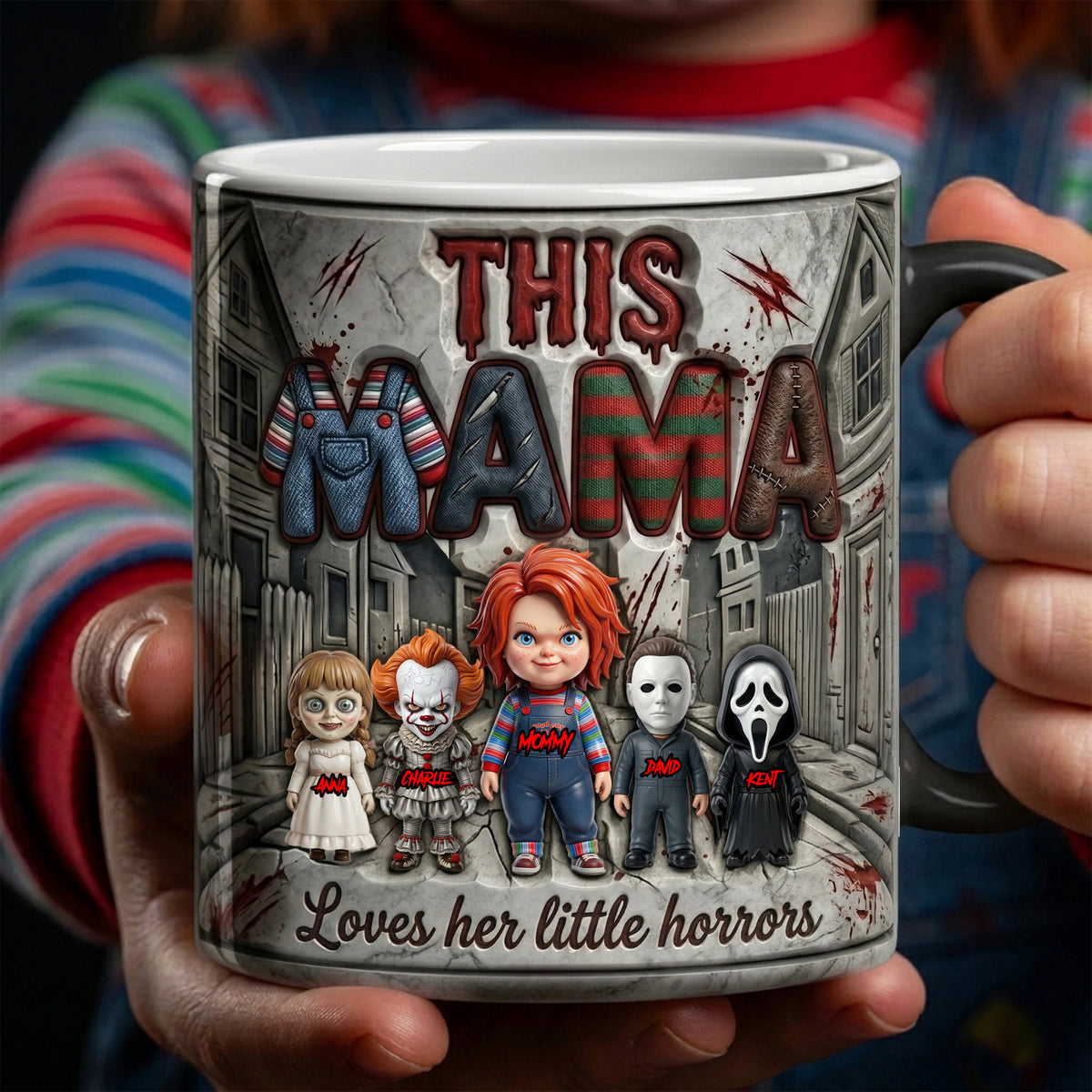 Mama’s Little Horror Magic Ceramic Coffee Mug - Personalized Gifts For Mom 03NALU110426-Homacus
