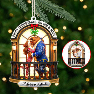 Personalized Gifts For Christmas, The Best Couple Acrylic Ornament 03namg230825-Homacus