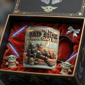 Resting Cosmic Hero Dad Magic Mug, Personalized Gifts For Dad 01qhdh180426-Homacus