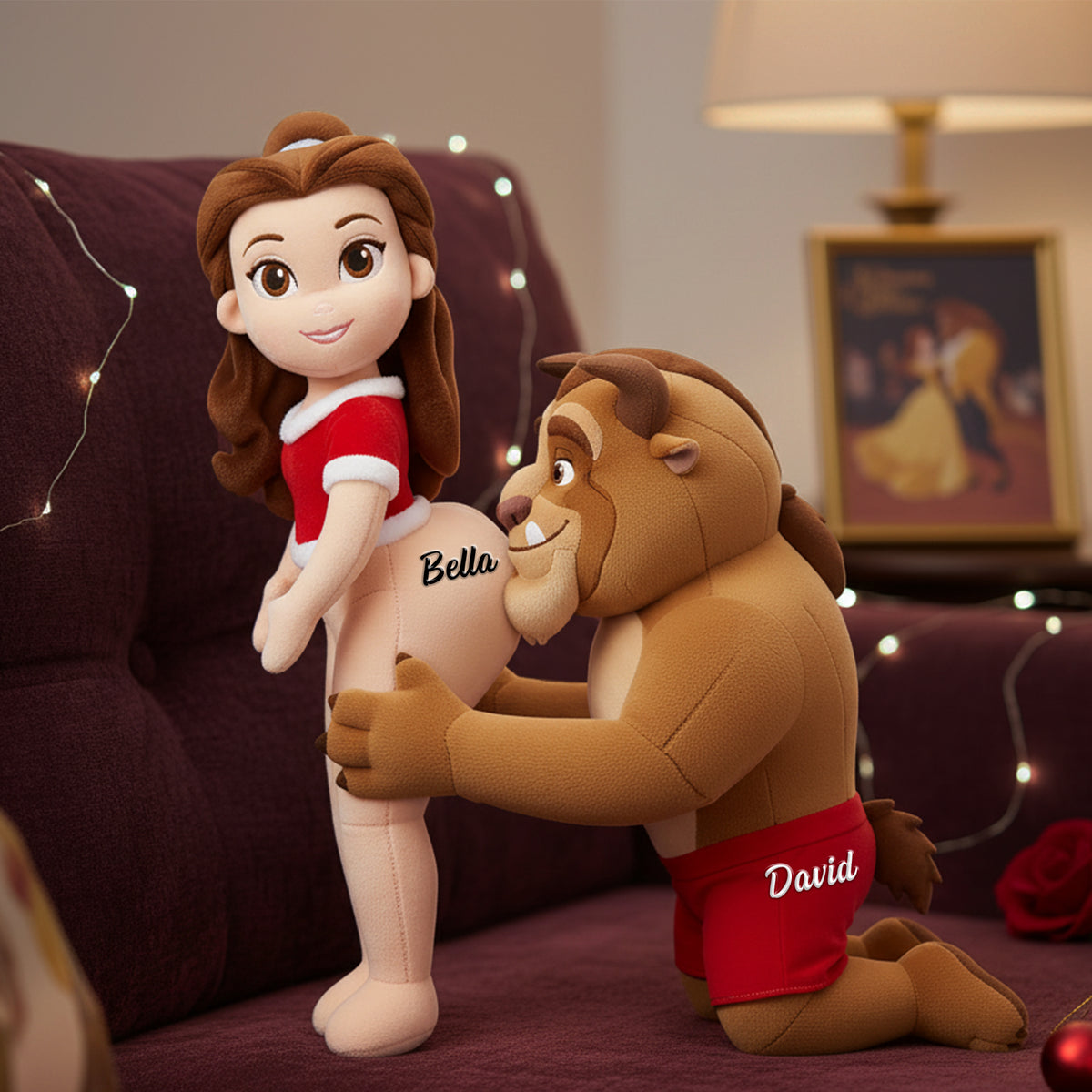 Sweet Couple Pillow Personalized Gifts For Couple 06OHLU141125-Homacus