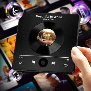 Custom Music & Photo Fridge Magnet Gifts For Couples 03PGQN071224-Homacus